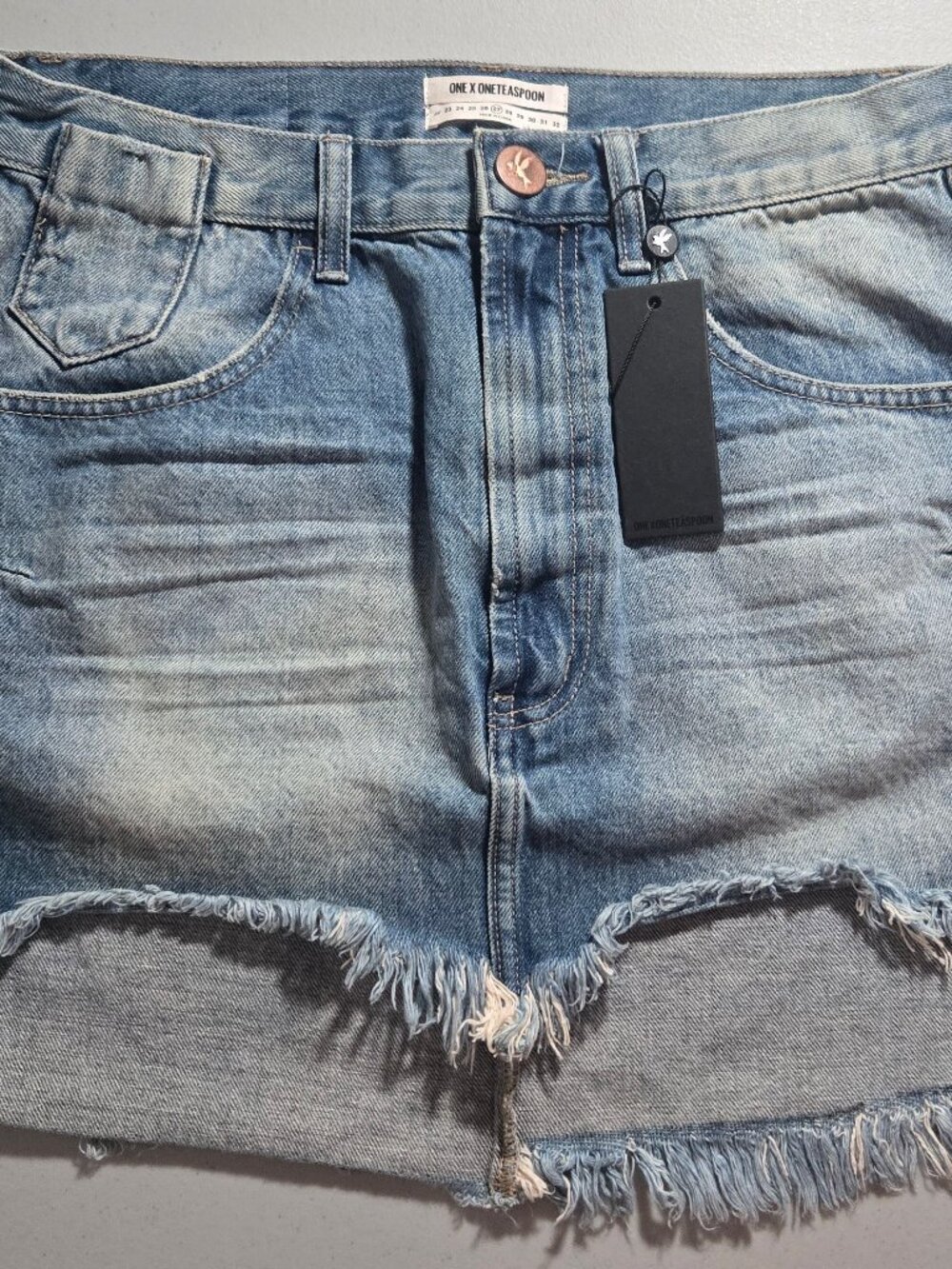 One Teaspoon Blue Denim Skirt, 27